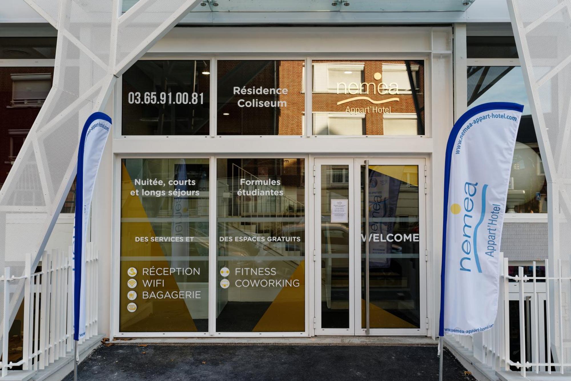 Nemea Appart Hotel Coliseum Amiens Centre Exterior foto